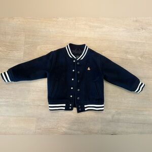 GAP Toddler Navy Varsity Jacket